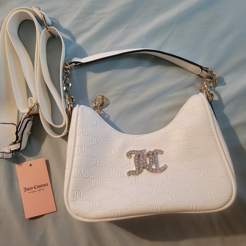 Juicy Couture White Shoulder Bag
